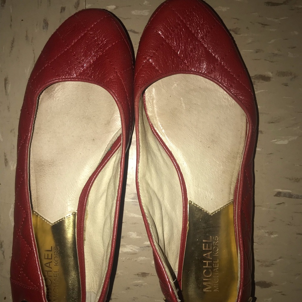Michael Kors Red Flats